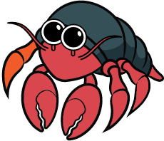 Shellfish swimming
