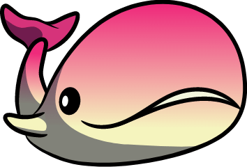 Whale swimming